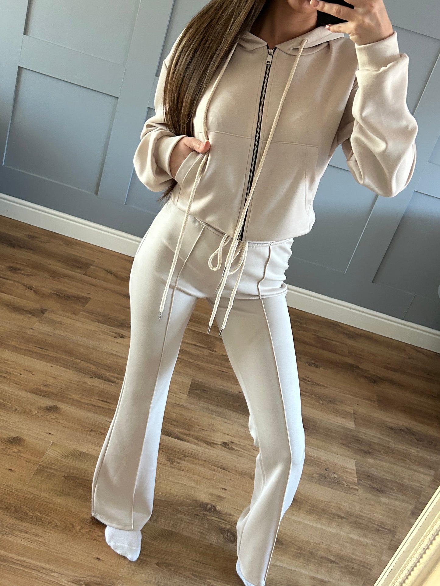 Flared hooded co ord