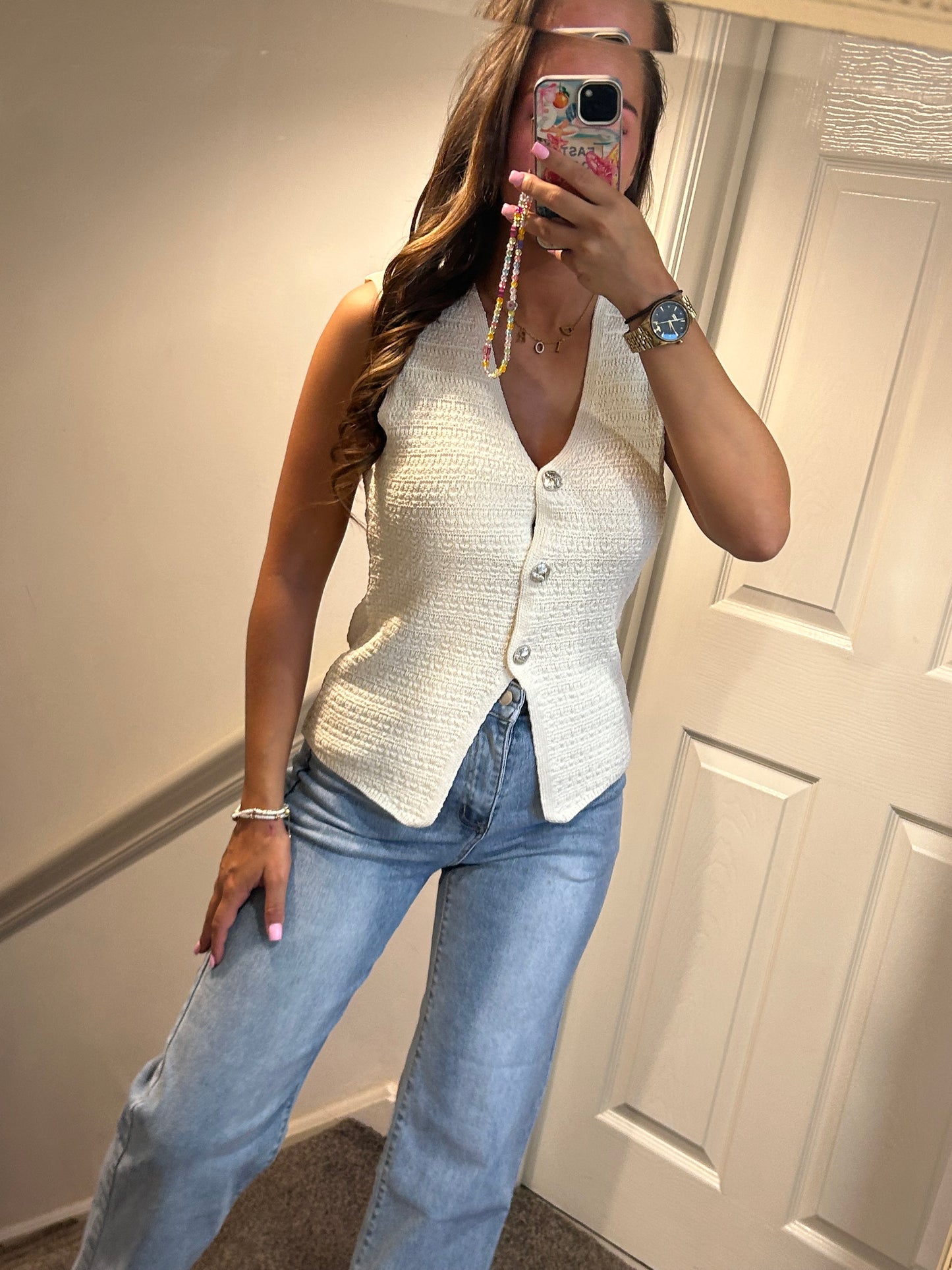Waffle waistcoat