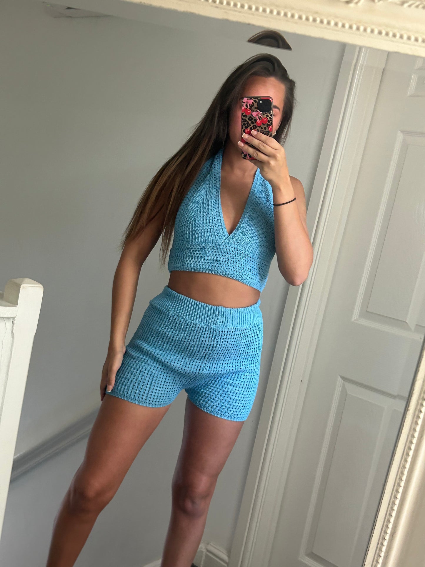Crochet halter neck co ords