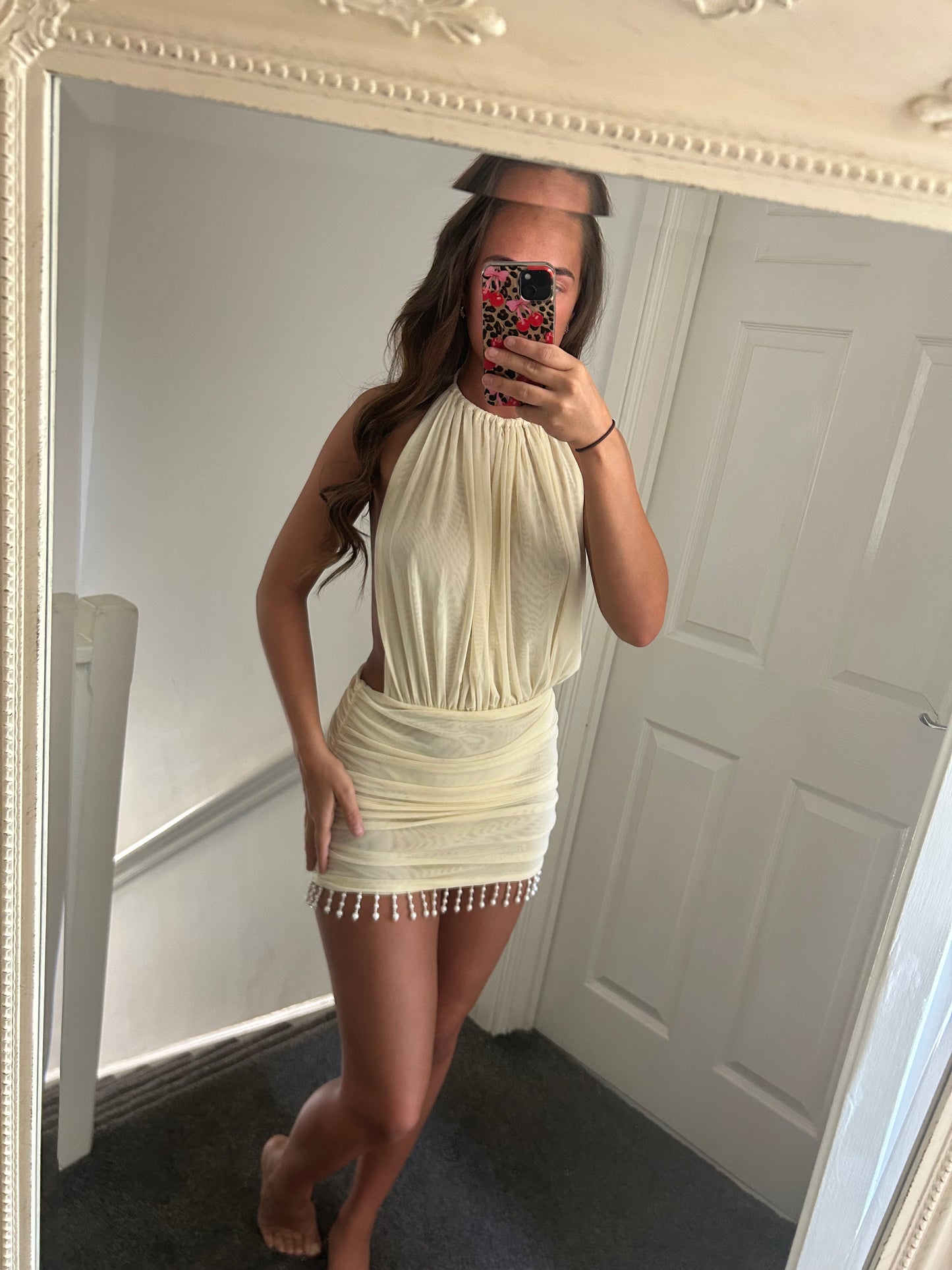 Droplet pearl dress