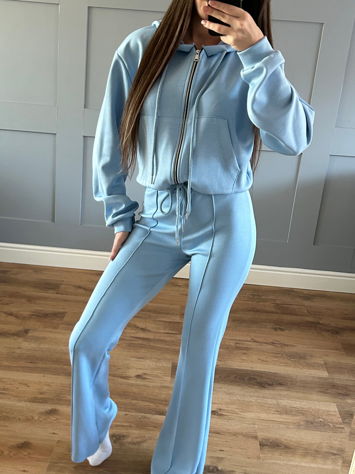 Flared hooded co ord