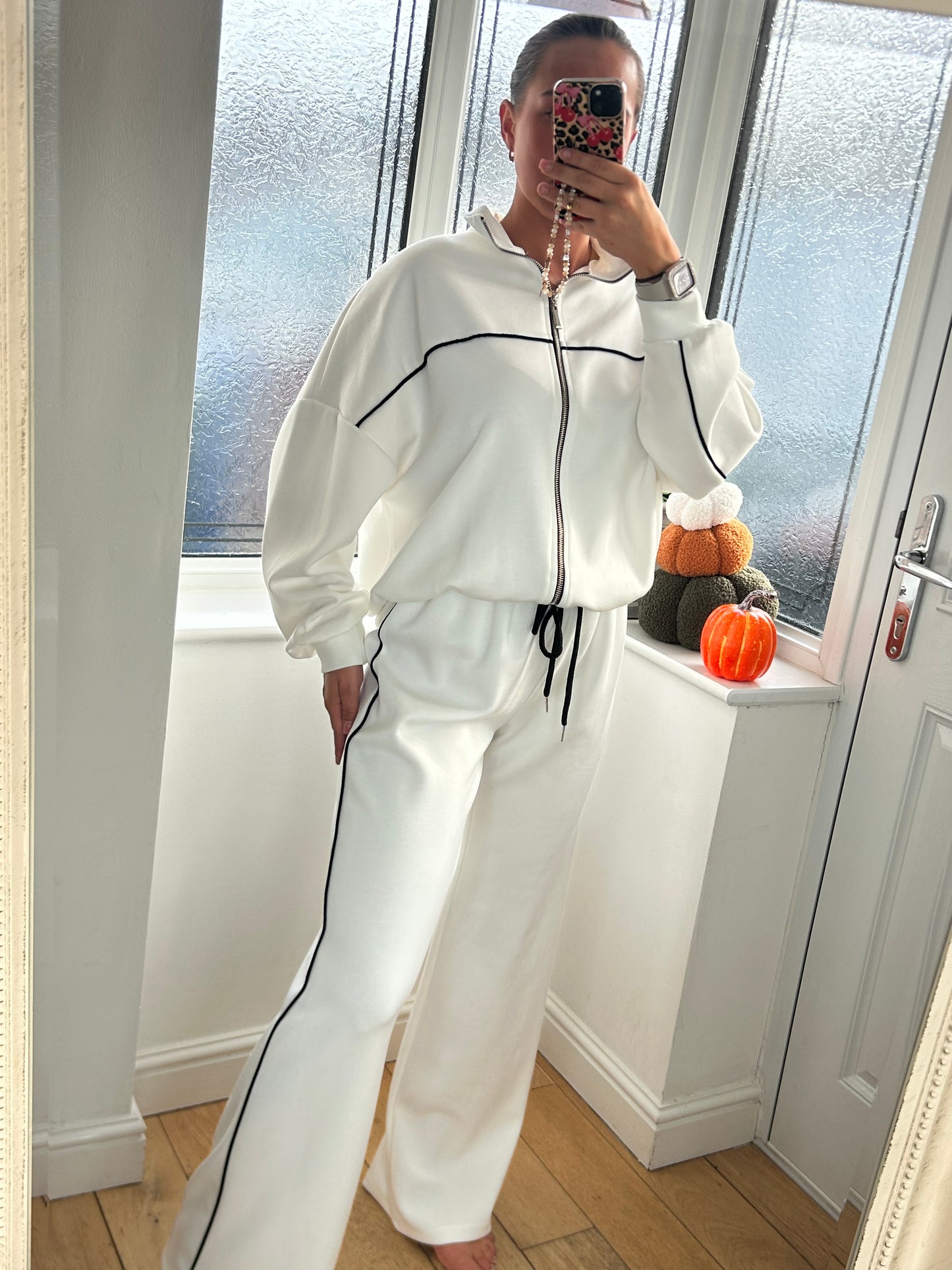 White & black tracksuit