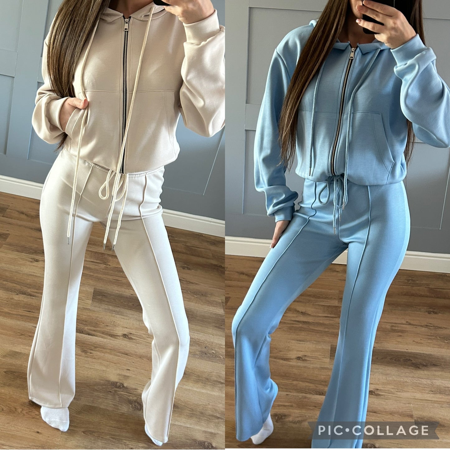 Flared hooded co ord
