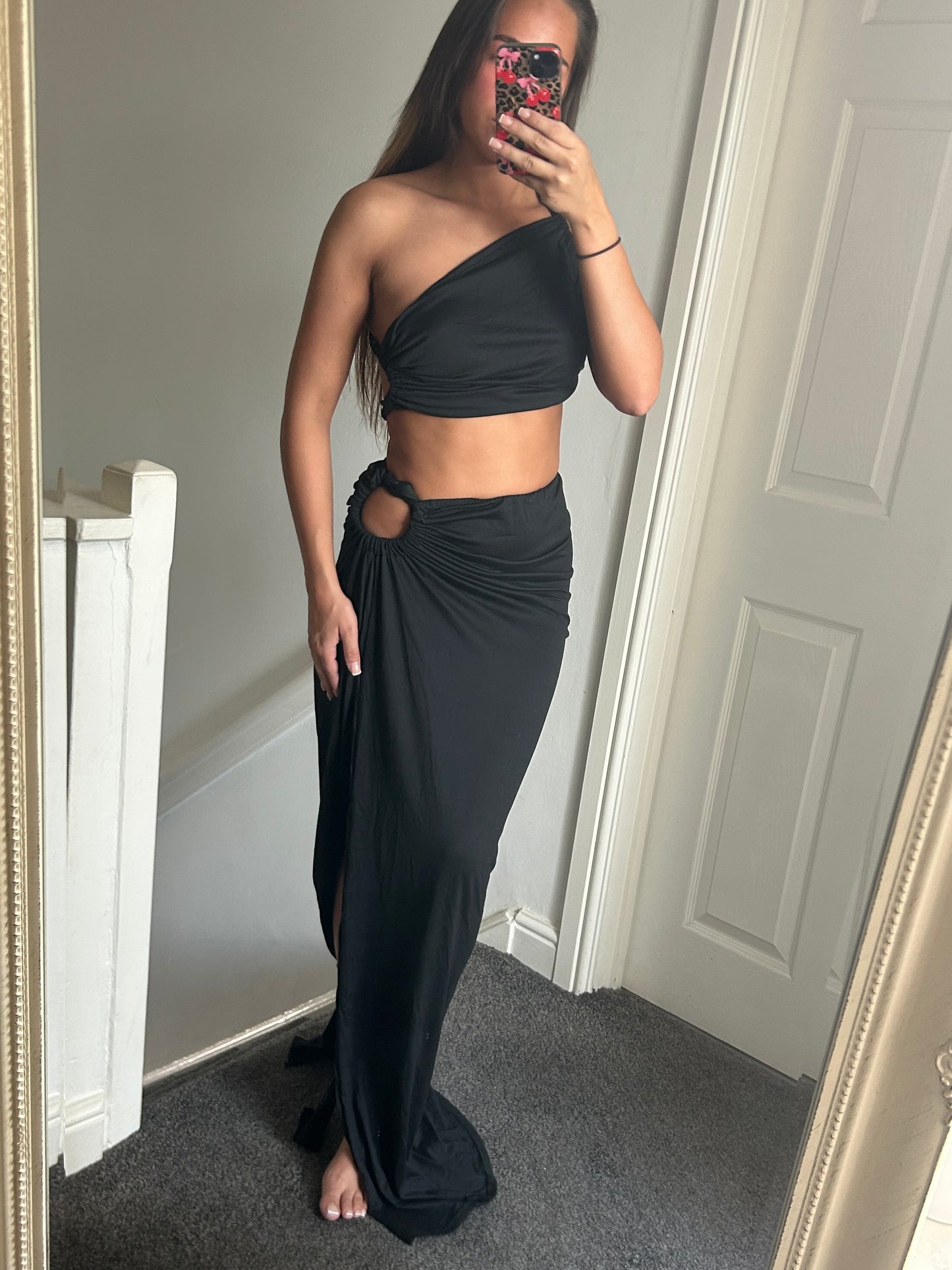 Black maxi co ord
