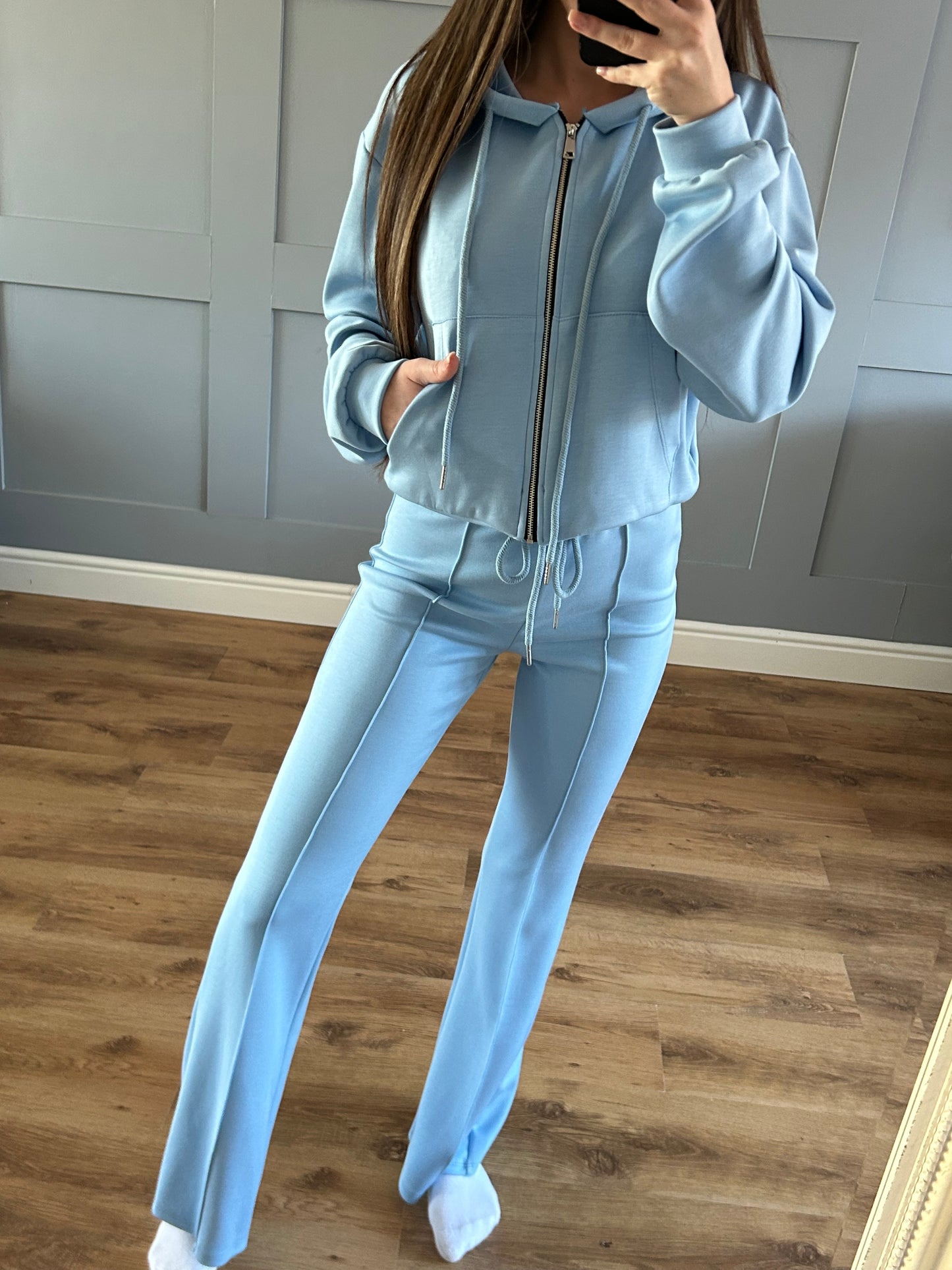 Flared hooded co ord