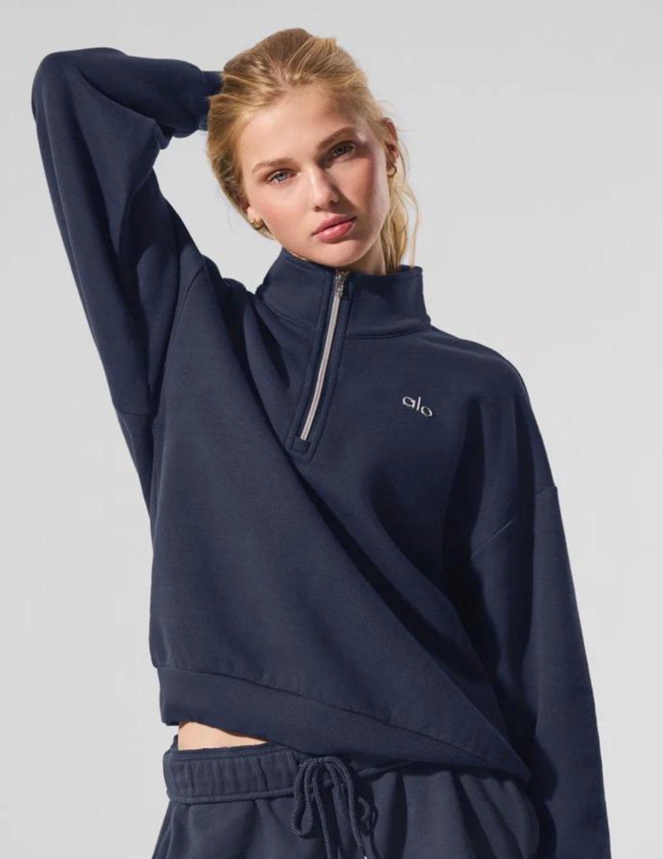 Quarter zip yoga jackets