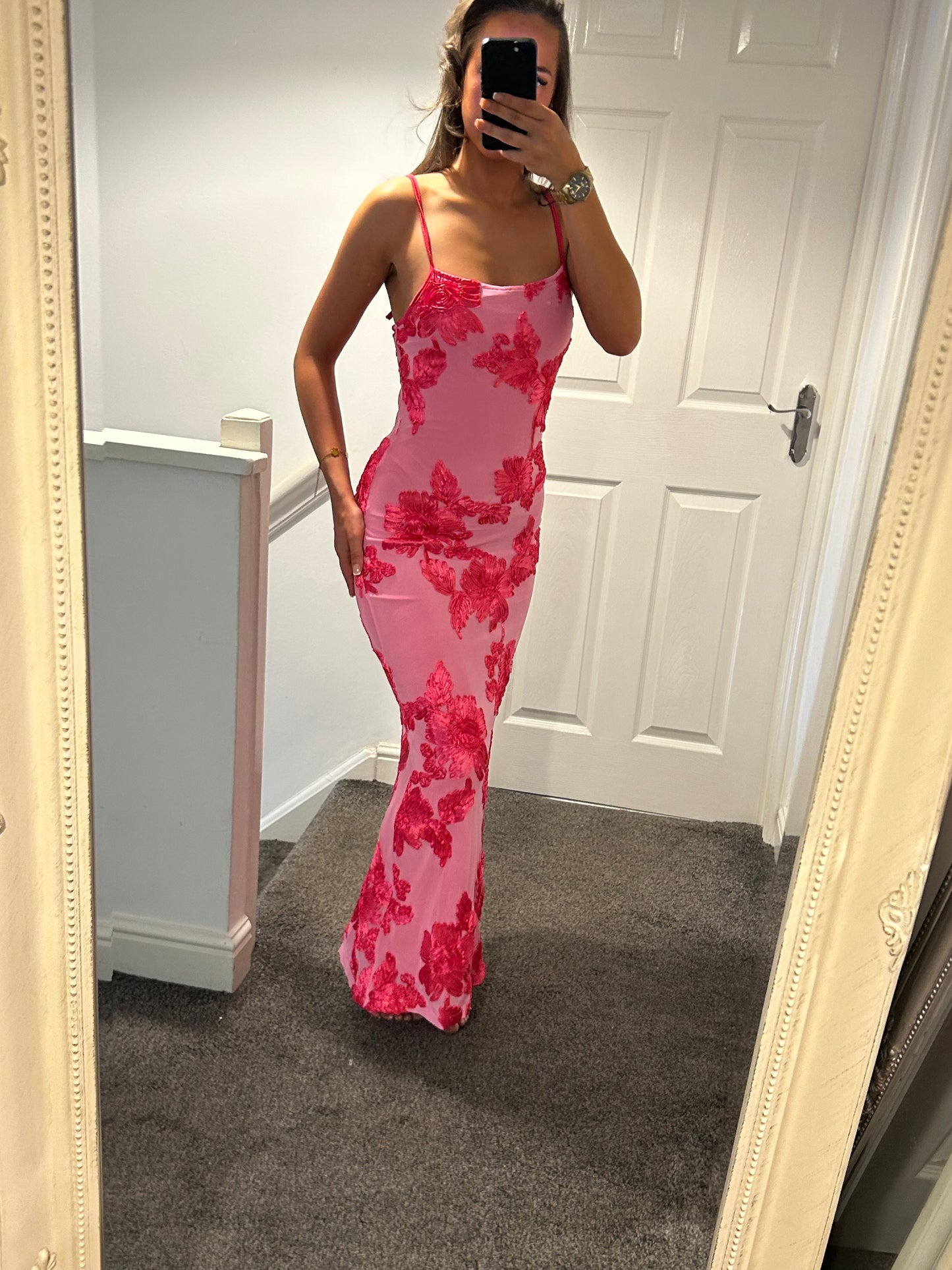 Flower maxi dress