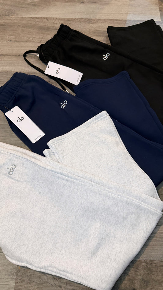 Wide leg yoga joggers