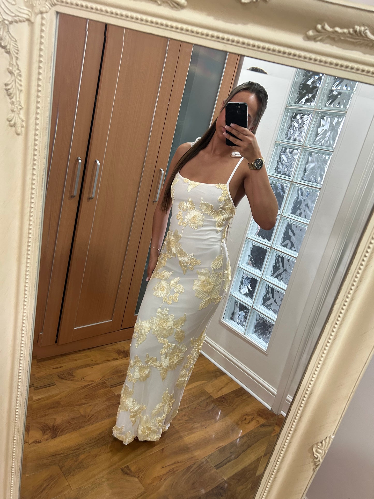Flower maxi dress