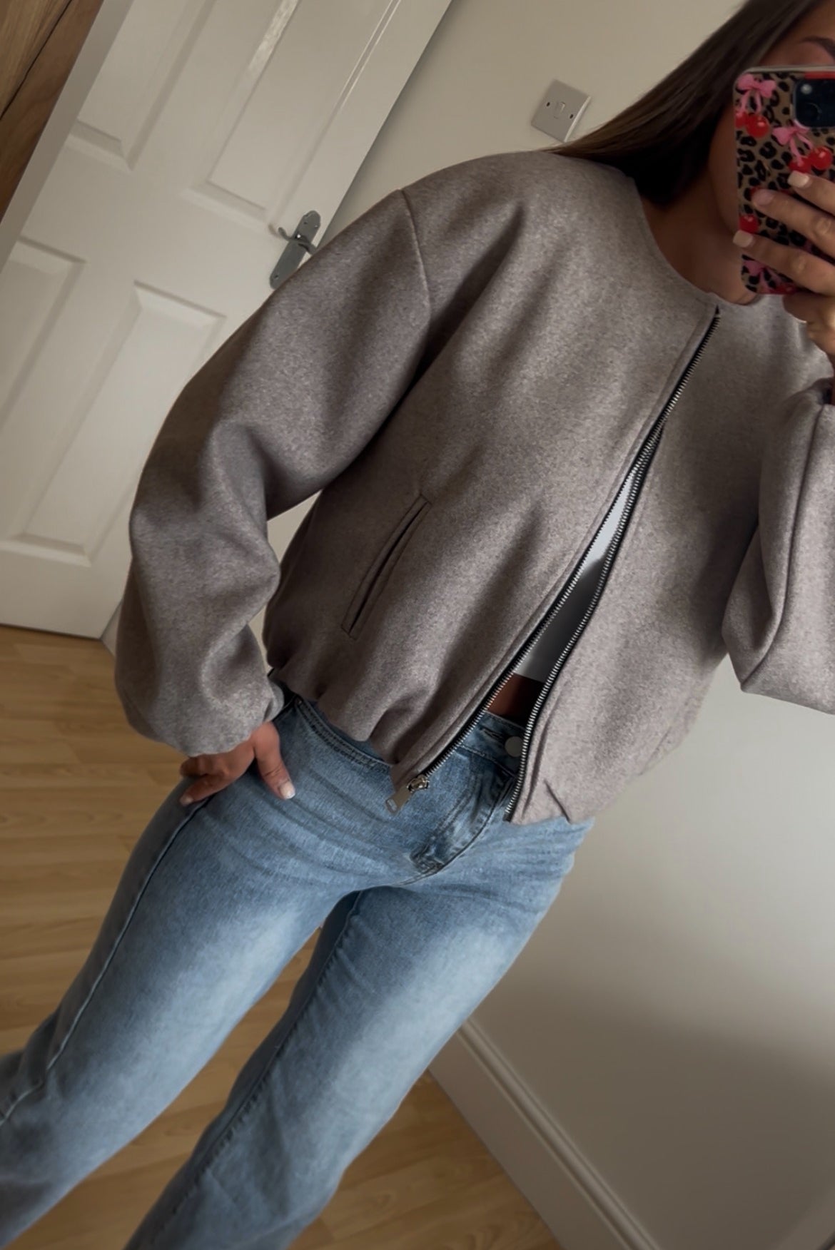 Zip up soft bomber jackets