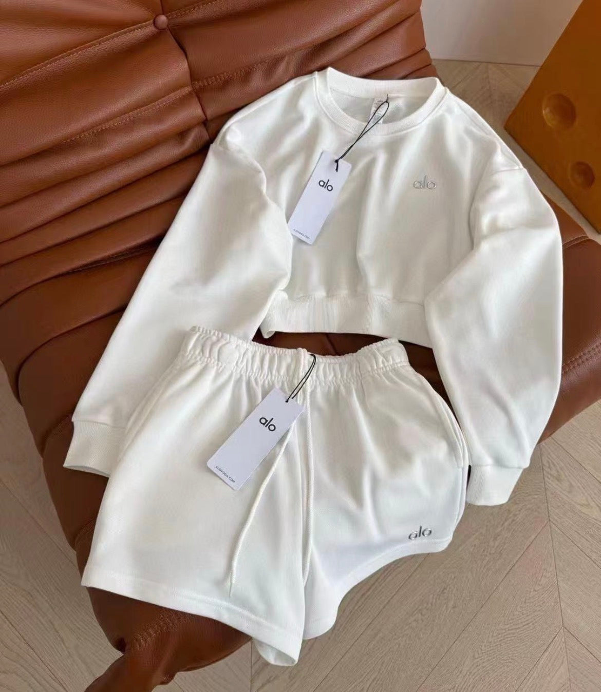 White & silver co ord