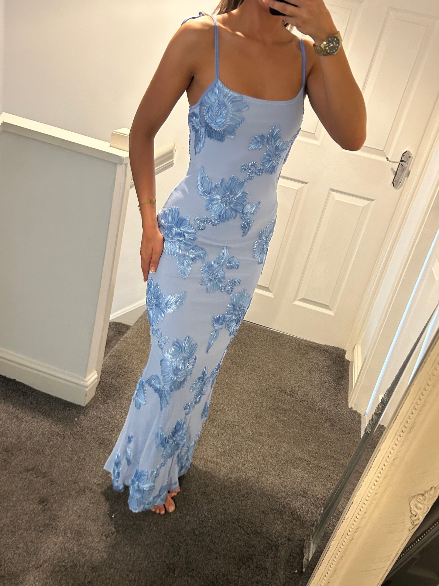 Flower maxi dress