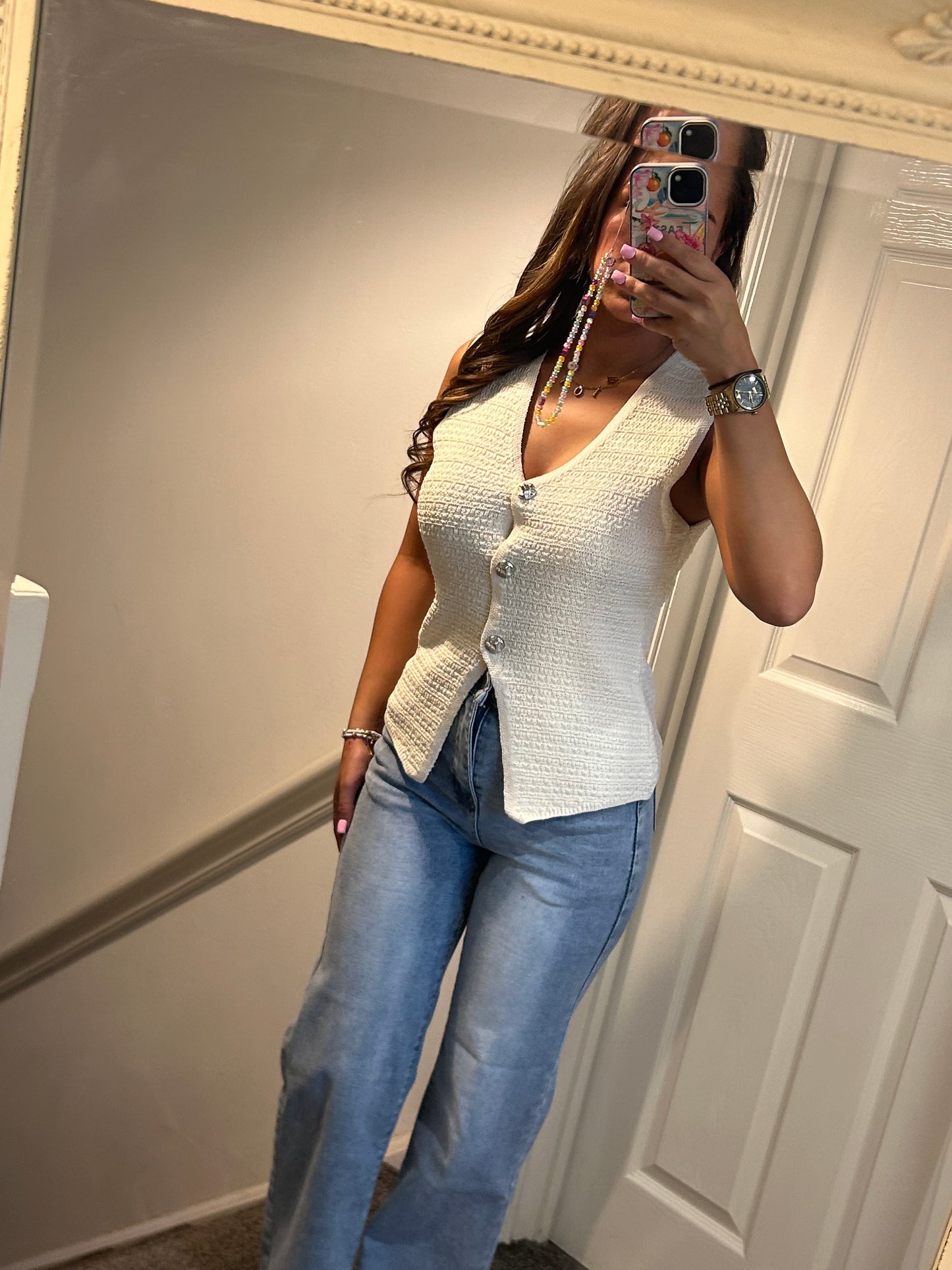 Waffle waistcoat
