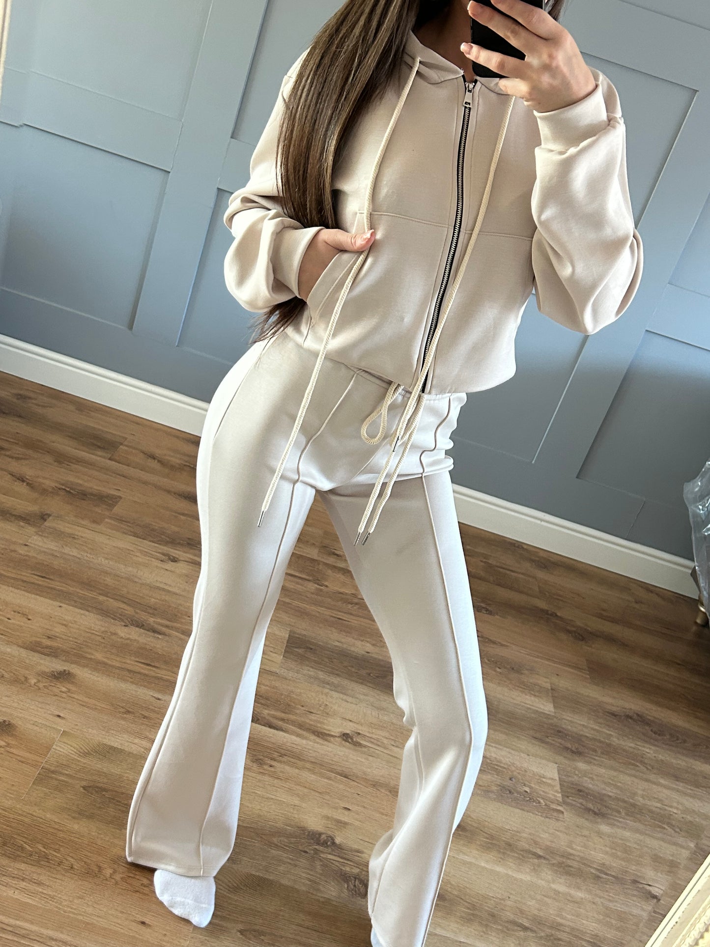 Flared hooded co ord