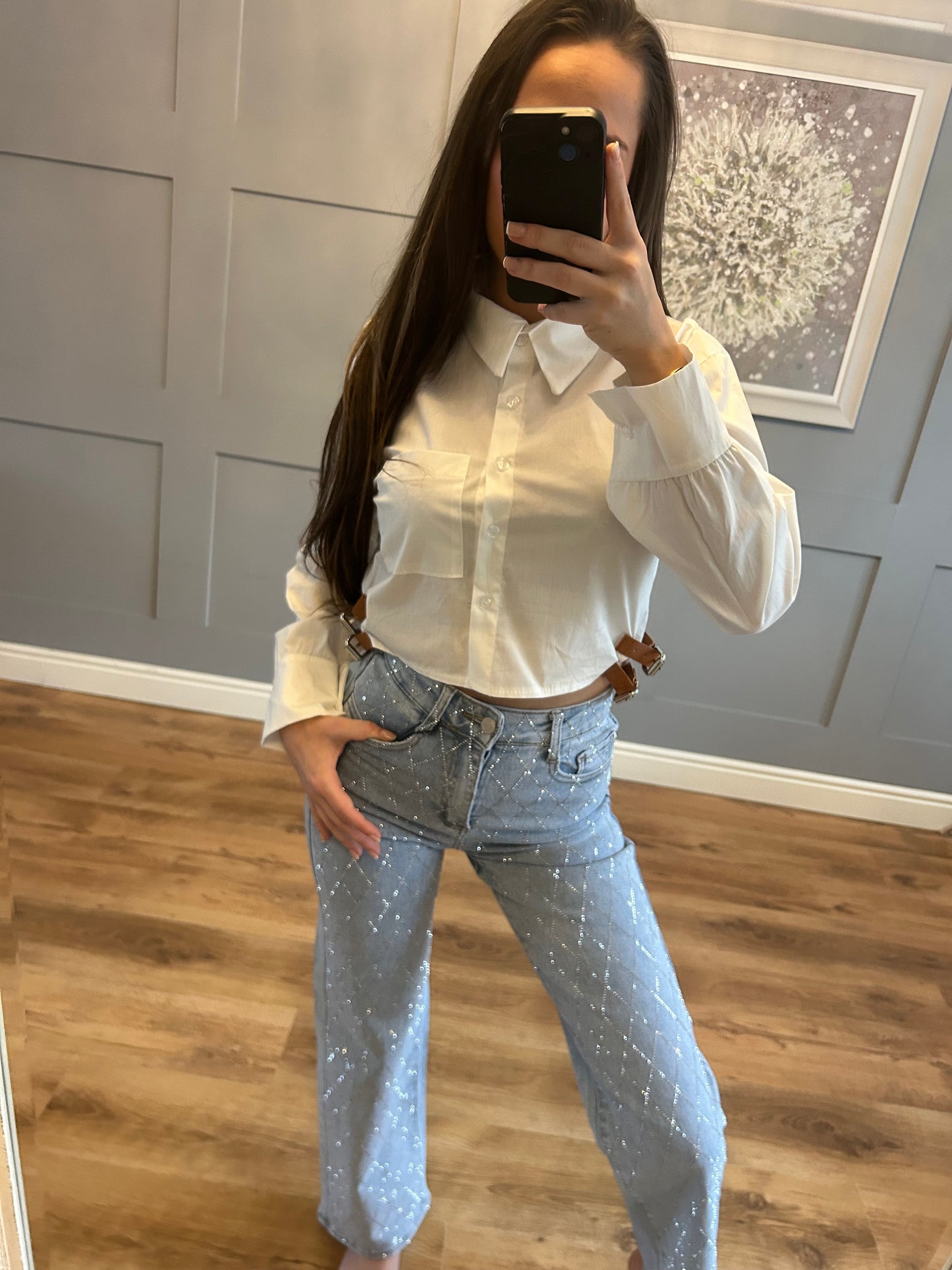 Belted shirt