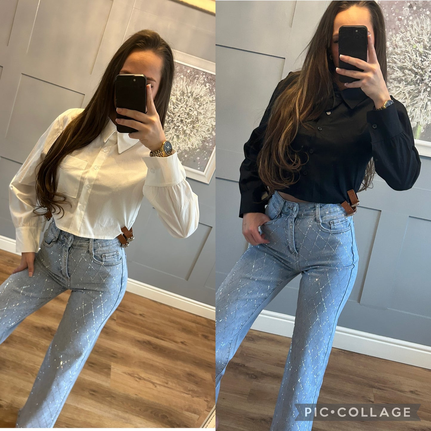 Belted shirt