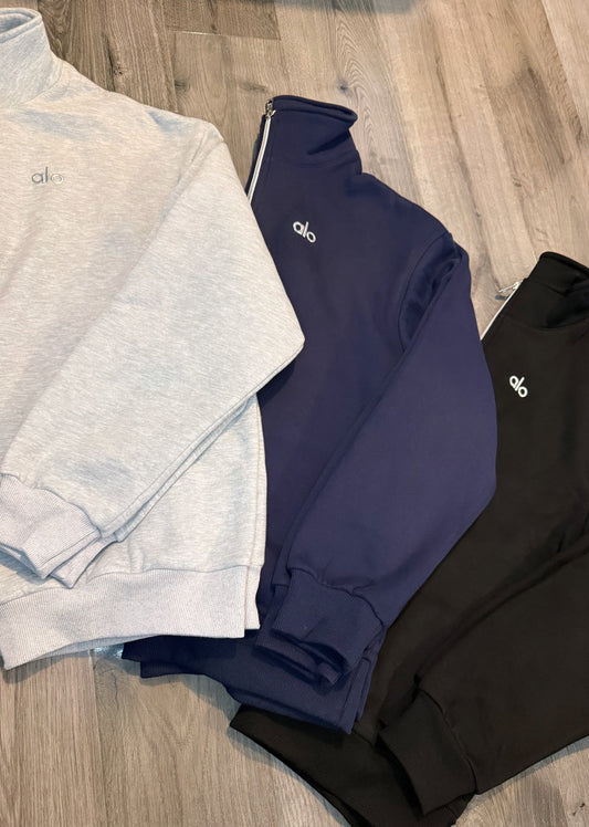 Quarter zip yoga jackets