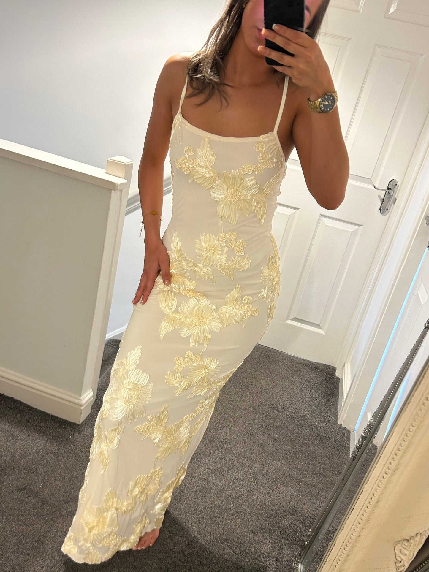 Flower maxi dress