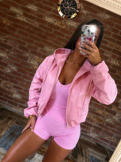 Pink windbreaker
