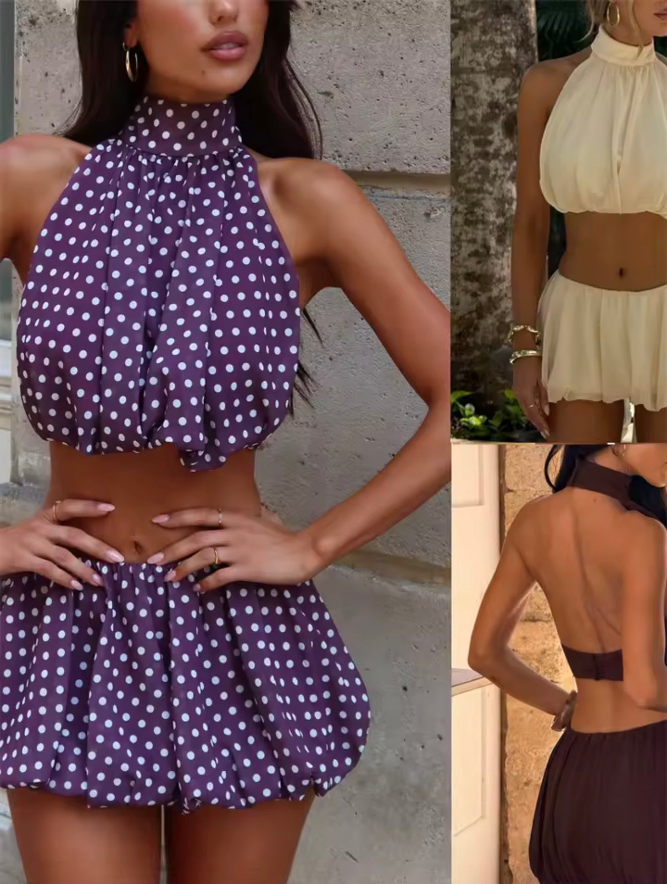 Backless co ord