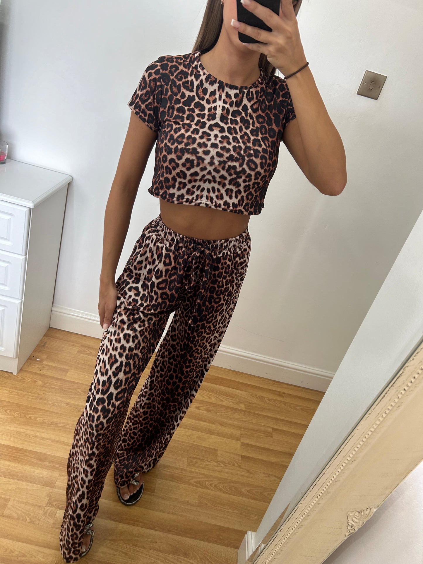 Leopard print co ord