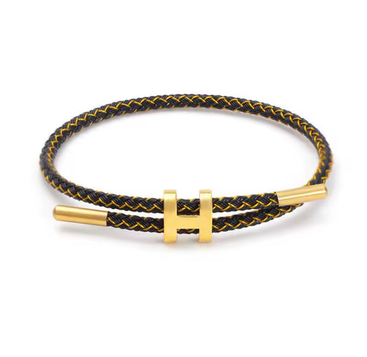H rope bracelet