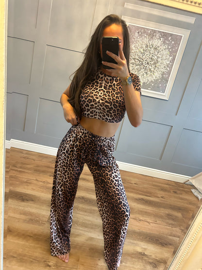 Leopard print co ord