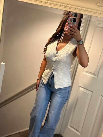 Waffle waistcoat