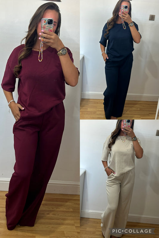 Short sleeve co ord