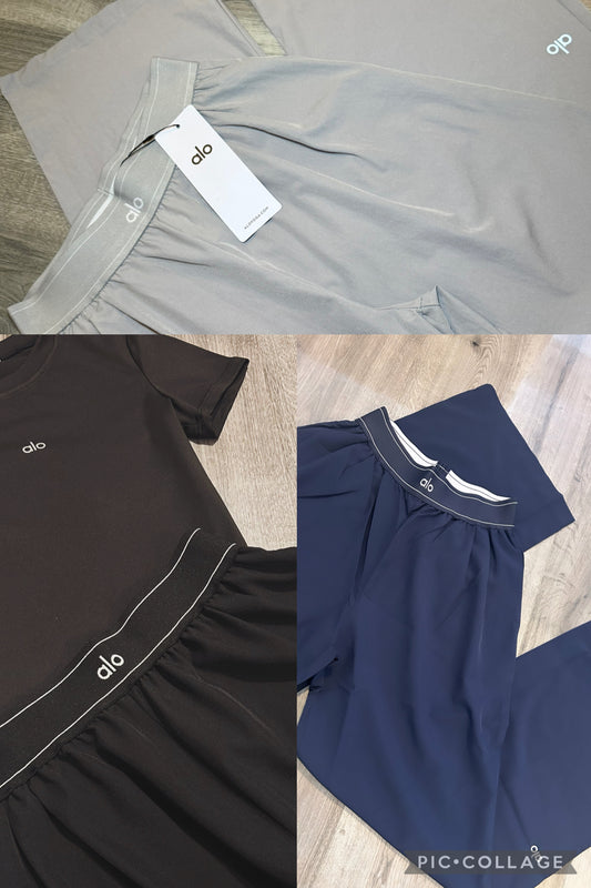 Straight leg yoga trousers