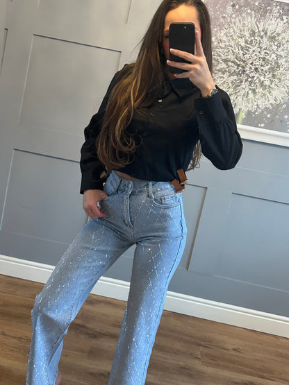 Belted shirt