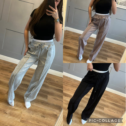 White waistband lined trousers